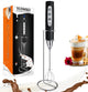 Rechargeable Frother with Stand - Black