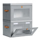 Grey - Large - 2 Pack