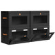 Black - Large - 4 Pack
