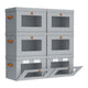 Grey - Small - 6 Pack