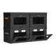 Black - Small - 4 Pack