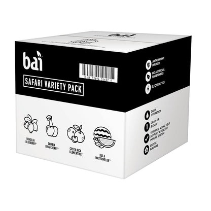 Bai Vitamin C Infused Water – Guilt Free Hydration for Health Conscious Adults, Antioxidant and Zinc Wellness Drink, 18 fl oz, 6 Pack