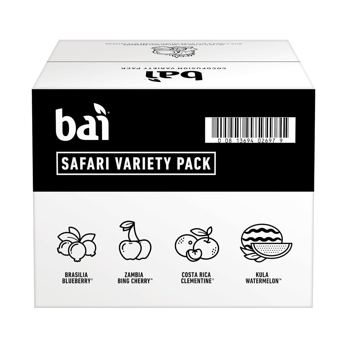 Bai Vitamin C Infused Water – Guilt Free Hydration for Health Conscious Adults, Antioxidant and Zinc Wellness Drink, 18 fl oz, 6 Pack