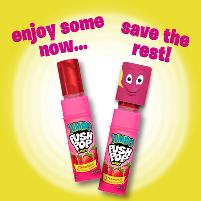 Bazooka Push Pop Jumbo Lollipops – Portable Candy for Camping and Outdoor Adventures