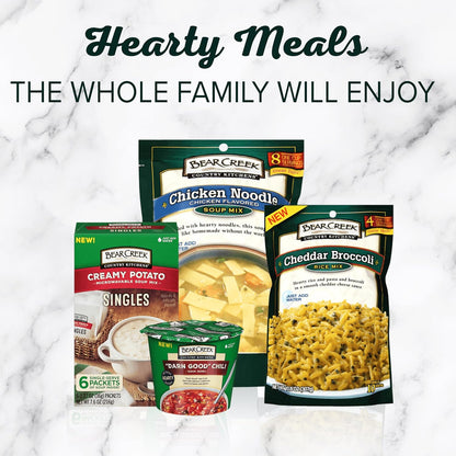 Bear Creek Creamy Potato Soup Mix – No-Knife Cooking for Family Kitchens, Kid-Safe Prep