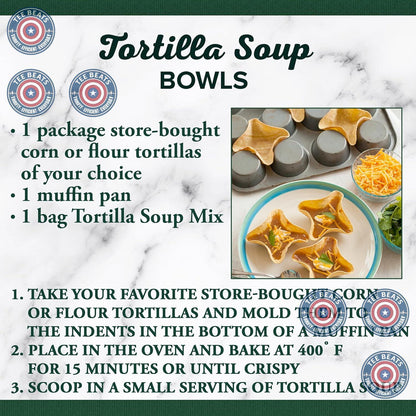 Bear Creek Tortilla Soup Mix – Streamlined Just-Add-Water Soup With No Extra Spices or Prep