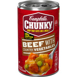 Campbell's Chunky Soup with Country Vegetables – Emergency Pantry Meal for Power Outages and Storms, 18.8 Oz