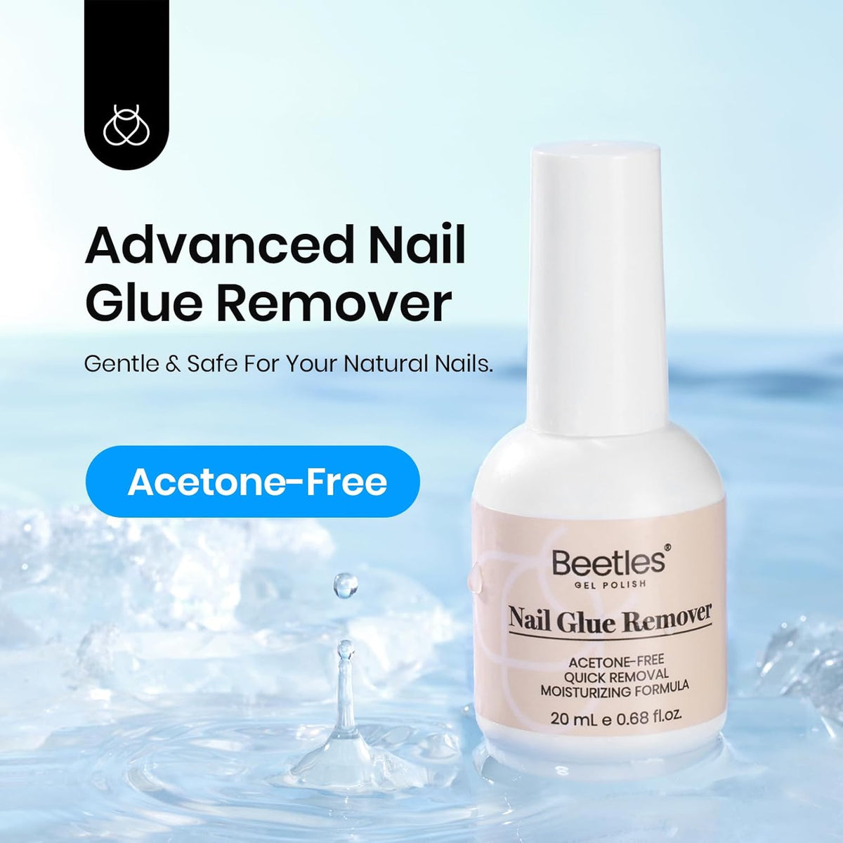 Beetles Chrome Powder Sealer & Top Coat | Calming 3-Minute LED Cure for Personal Pampering Nights