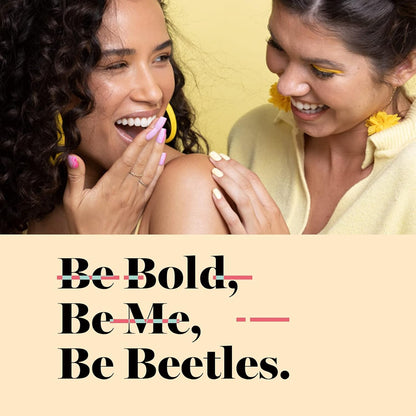 Beetles Lemon Chiffon Gel Nail Polish – Affordable Housewarming and Valentine's Day Gift for Nail Art Lovers, Long-Lasting 28 Day Manicure