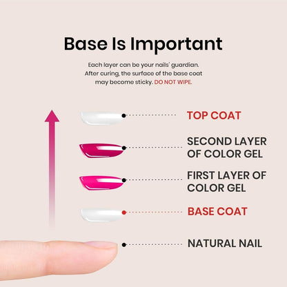 Beetles Luxe Gel Polish Set – Crafted Salon-Style Results, Premium 9-in-1 Nail Glue and Long-Lasting Top Coat