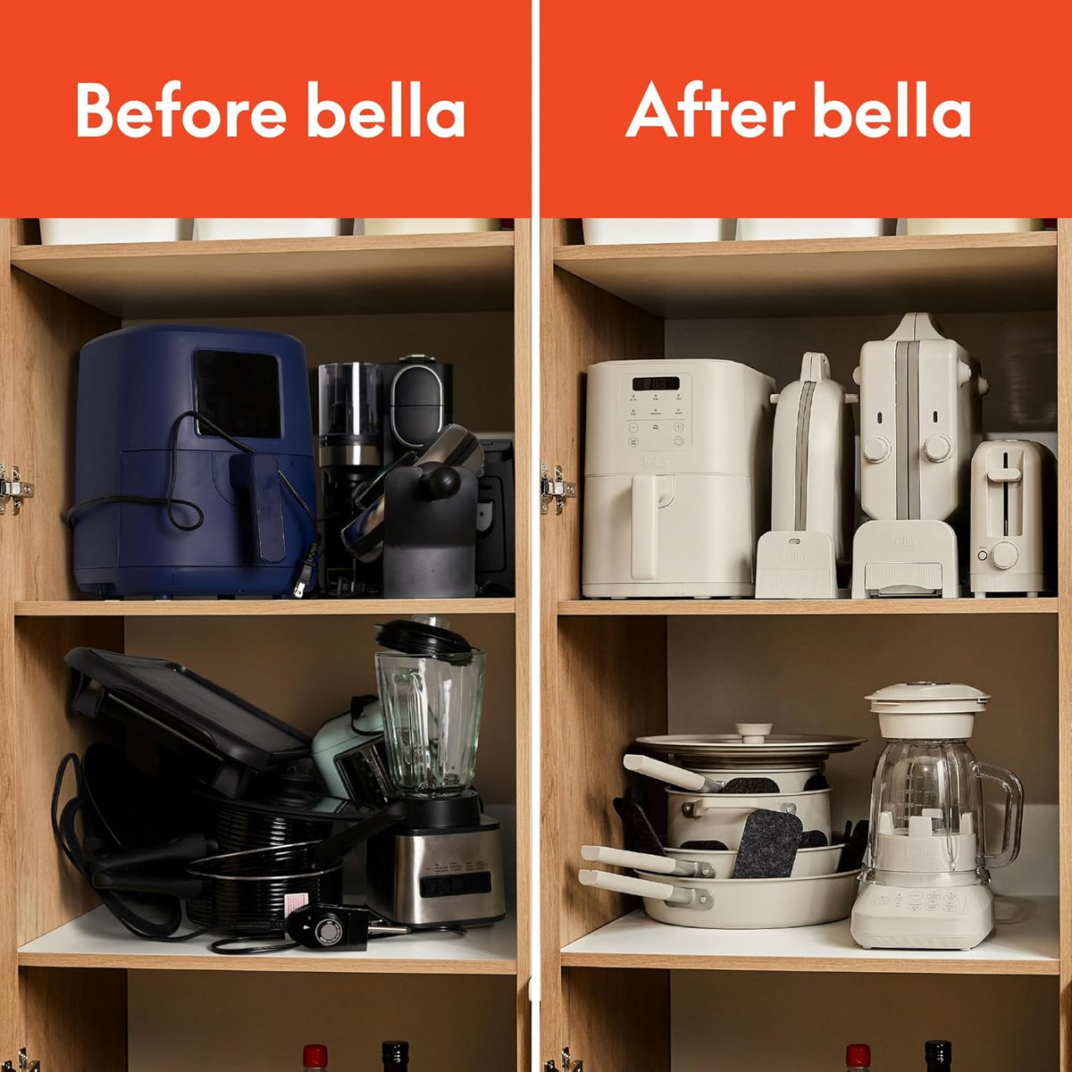 bella Fits-Anywhere™ Toaster – High-Lift Lever to Keep Fingers Burn-Free