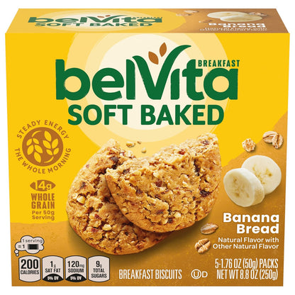 belVita Banana Bread & Oats & Chocolate Biscuit Bars – Mess-Free Camping and Cabin Morning Snack