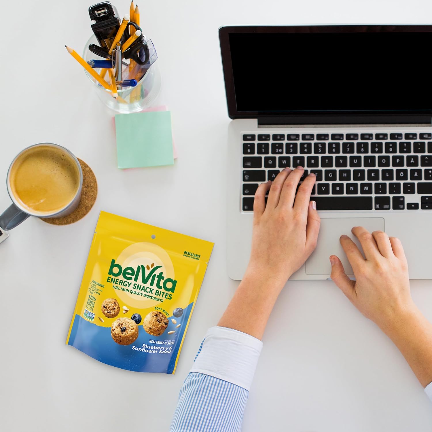 belVita Blueberry Sunflower Soft-Baked Bites – After-School Snack for Hungry Kids