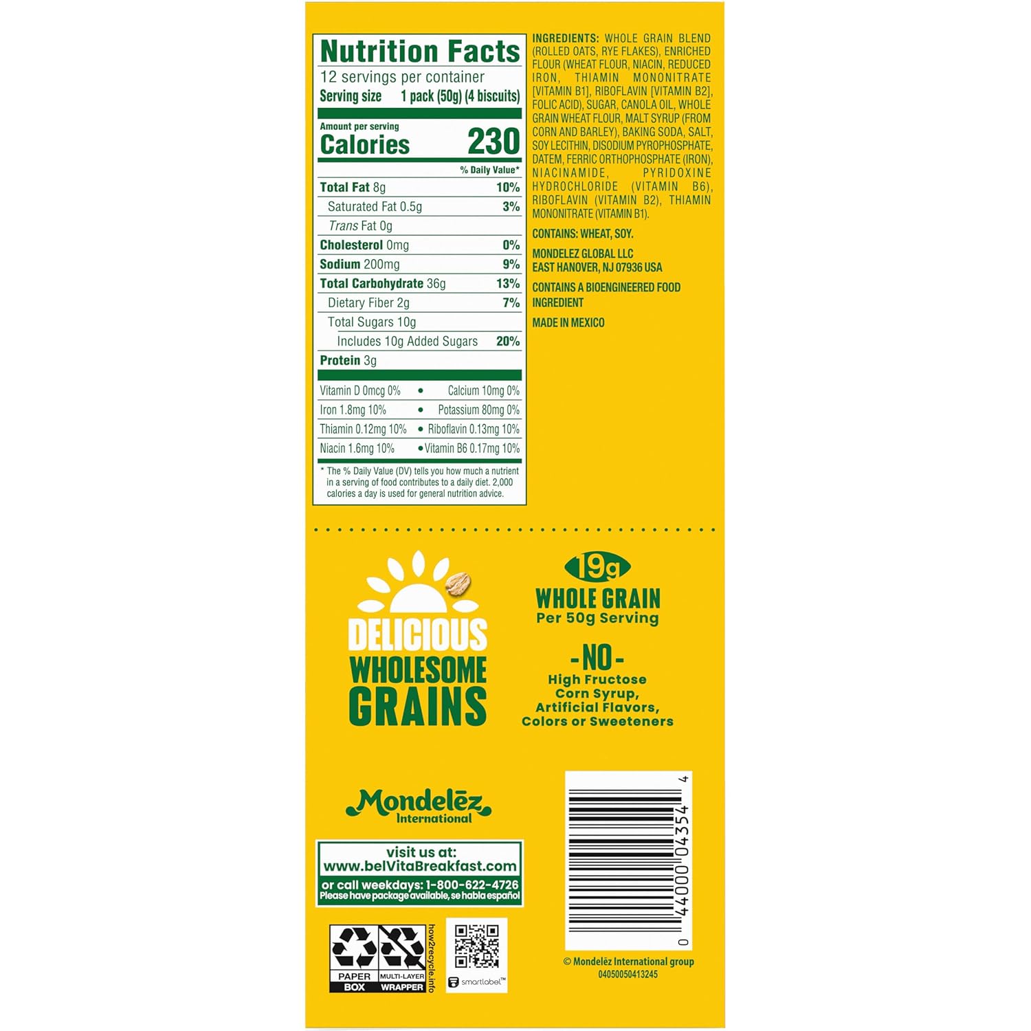 belVita Breakfast Bars Golden Oat Value Pack — Non-Refrigerated Car Cup Holder Snack for Road-Trippers