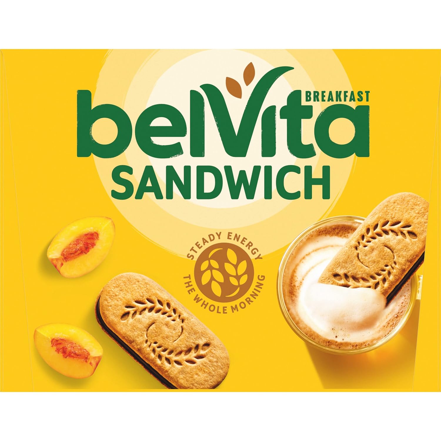 belVita Dark Chocolate Creme Biscuits – Portable Campus Energy for Long Lecture Days, 12-Pack Value Box
