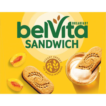 belVita Dark Chocolate Creme Biscuits – Portable Campus Energy for Long Lecture Days, 12-Pack Value Box