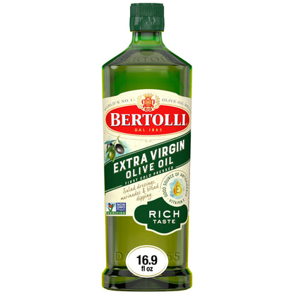 Bertolli Extra Virgin Olive Oil Rich Taste 32 fl oz – Heart-Smart Drizzle for Mediterranean Lifestyle Cooks