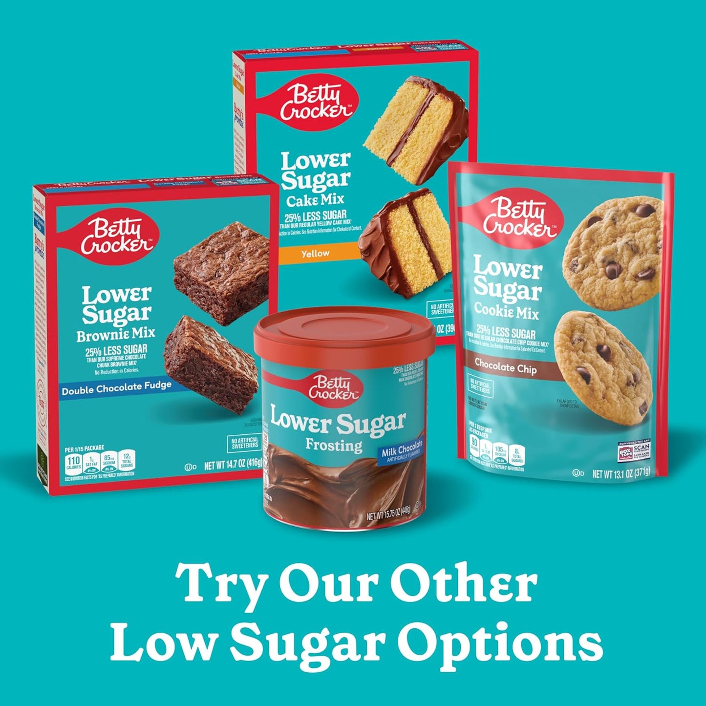 Betty Crocker Low Sugar Chocolate Frosting – Child-Friendly Frosting for School Events, Bake Sales, and Classroom Celebrations