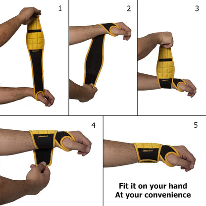 BINYATOOLS Magnetic Wristband – Drop-Free Fastener Holder to Prevent Ladder Accidents and Puncture Injuries