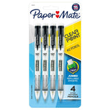 Paper Mate Clearpoint Mechanical Pencils 0.7mm HB #2 Useful Stocking Stuffer for Artists and Office Pros, Side-Click Lead Advance, 4 Count