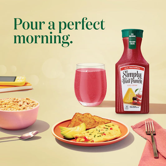 blend of pineapple, cherry, and cranberry juices with cherry puree