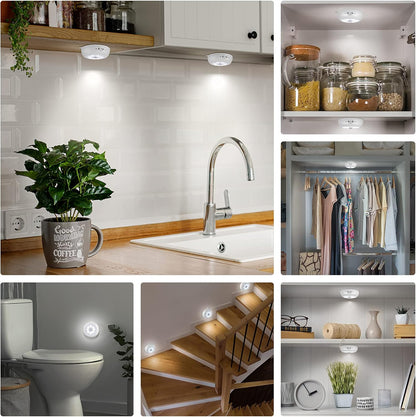 BLS Battery Powered Puck Light – Neutral-Tone No-Wire Solution for Intentional Living Spaces