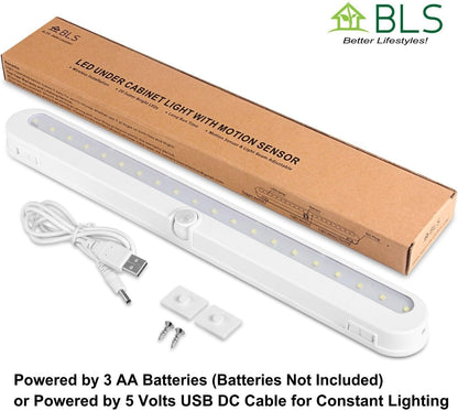 BLS T01L Battery Night Light – Practical Birthday Gift for Mom and Dad, Hands-Free Hallway and Stair Light