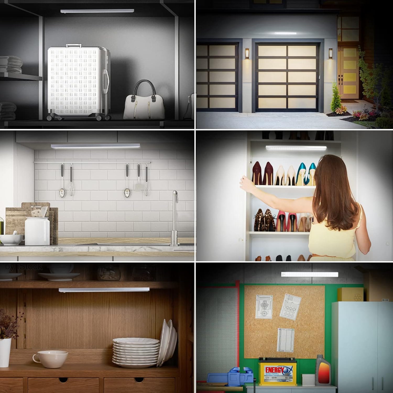 BLS Under Cabinet Motion Light – Consistent 5500K Illumination for Home Offices, Study Nooks, and Hobby Stations