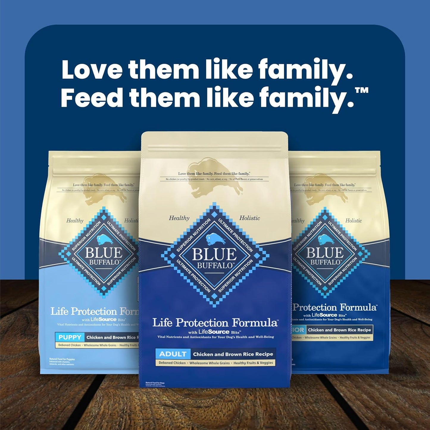 Blue Buffalo Life Protection Chicken & Brown Rice Adult Dog Food – Trusted Clean-Ingredient Kibble for Sensitive Stomachs, 30 lb
