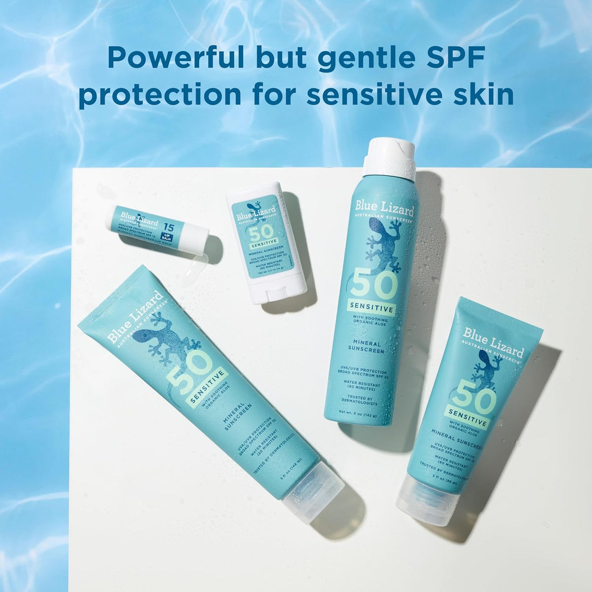 BLUE LIZARD Mineral Sunscreen Stick – Premium Reef-Safe SPF 50+ Gift for Ocean Lovers and Surfers