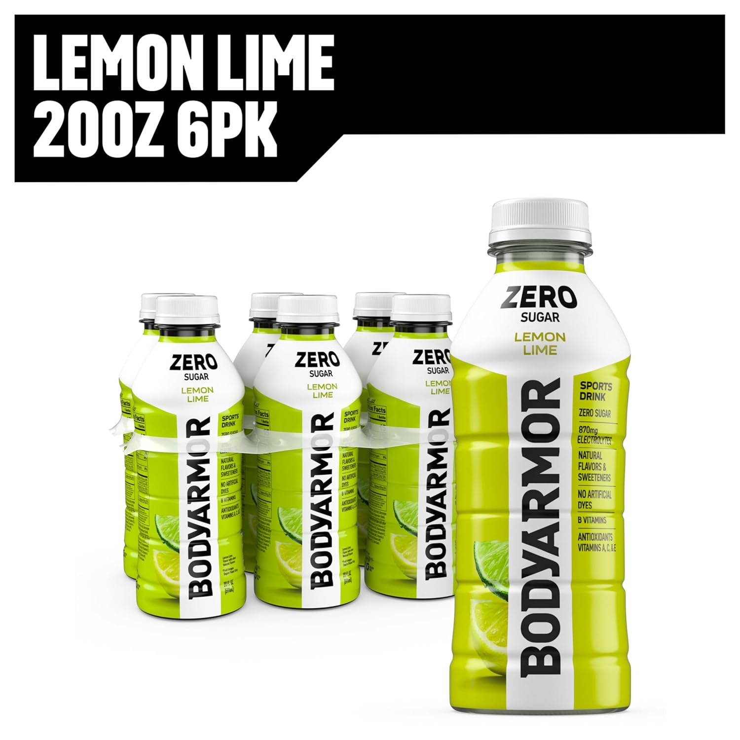 BODYARMOR ZERO Sugar Fruit Punch – Sugar-Free Energy Drink for Workday Focus and Mid-Morning Pick-Me-Ups