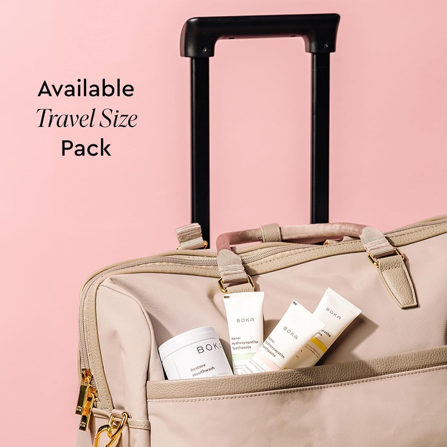 Boka n-Ha Toothsample Travel Size Trio – Portable Enamel Care for Weekend Trips and Outdoor Adventures