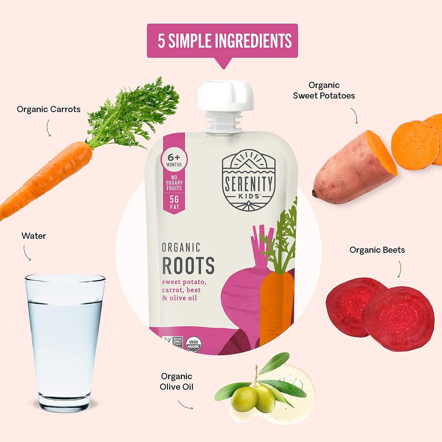 bpa-free 3.5 oz pouch with no added sugars or sugary fruits