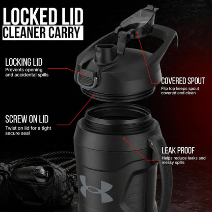 bpa-free and lead-free plastic and stainless steel build
