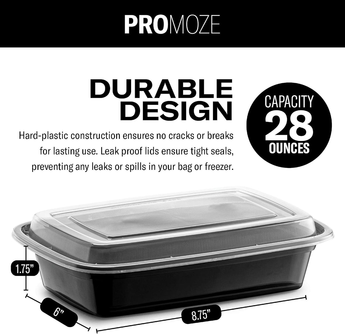 bpa-free food-grade polypropylene (pp) material