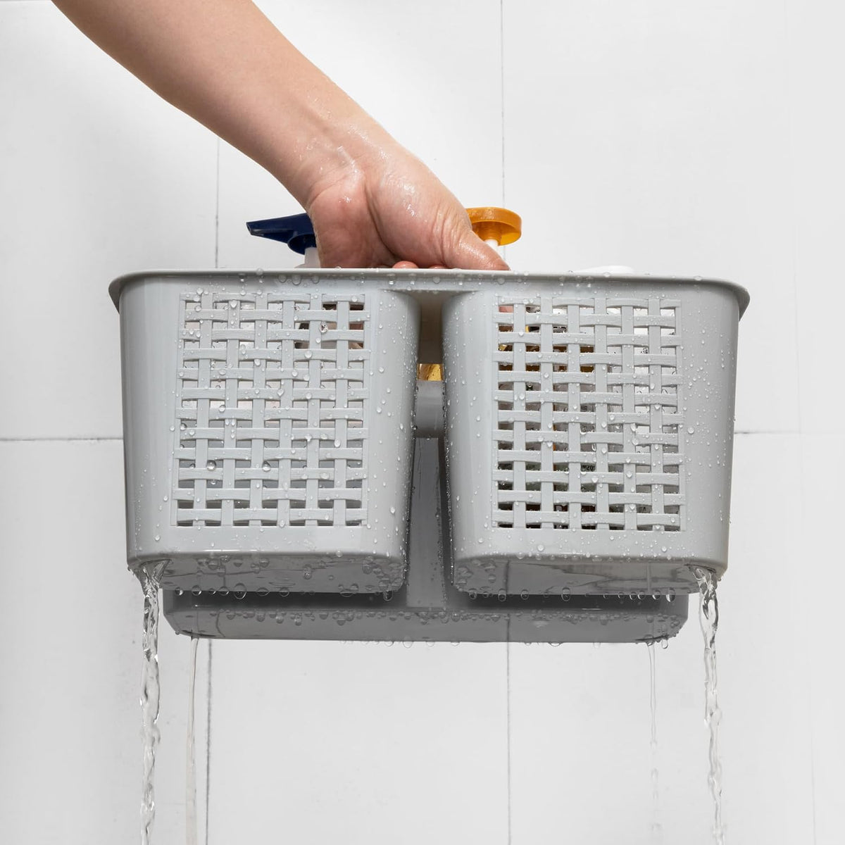 bpa-free plastic construction marketed as 2x thicker than competing caddies