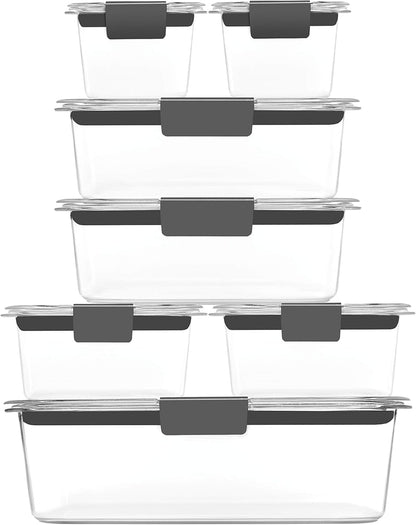 bpa-free tritan plastic with crystal-clear bases and lids
