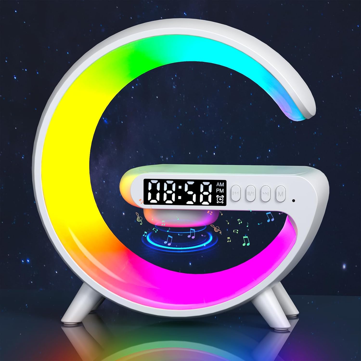 [Brand] Bluetooth Speaker Night Light – Stylish Graduation Gift for College Move-In