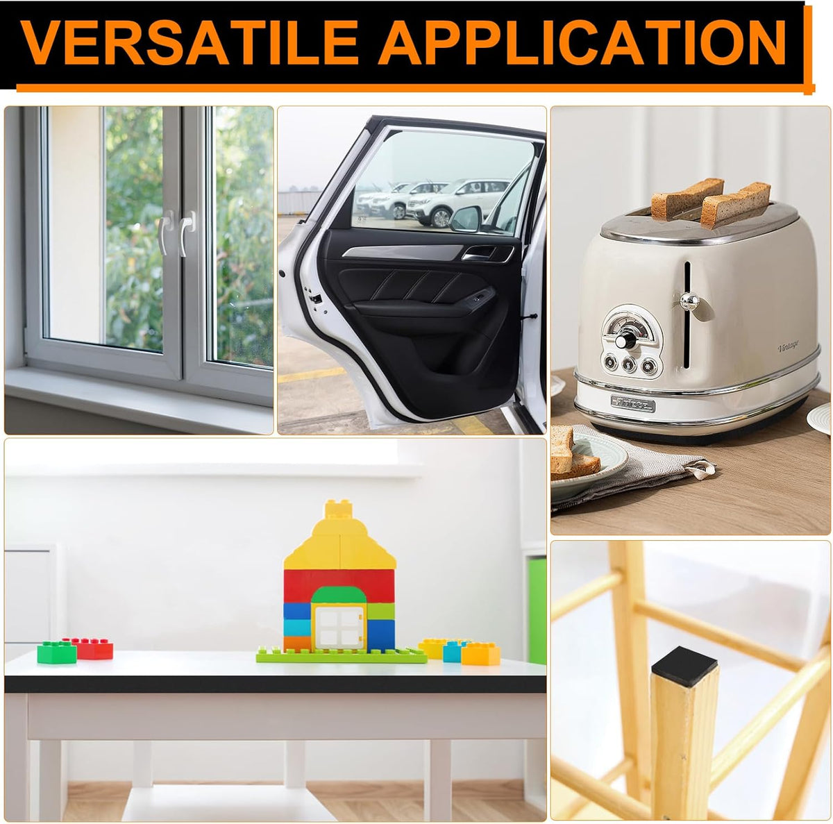 [Brand Name] Door Insulation Strip – Workshop and Garage Door Frame Tape for Drafts, Dust, and Tool Vibration