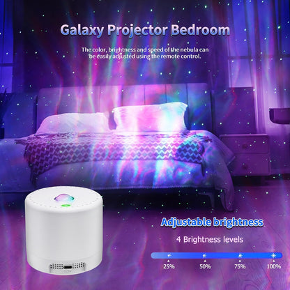 [Brand Name] Galaxy Light Projector – Safe Night Light for Children's Room, Flame-Free LED with Remote Control