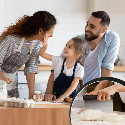 [Brand Name] Stainless Steel Bench Knife – Wedding Registry Must-Have for Baking Couples, Multi-Purpose Dough Tool