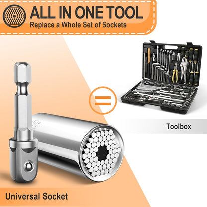 [Brand Name] Universal Socket Tool - Housewarming Gift for Dad Husband, Unique Gadget Birthday Basket Idea for Men