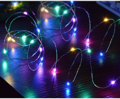 [Brand] Renter Friendly String Lights – No Outlet Needed Wall and Curtain Glow, 4-Pack Battery LEDs