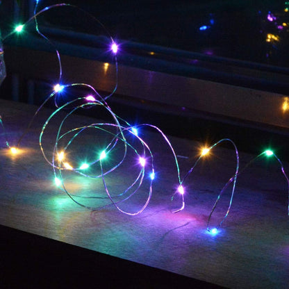 [Brand] Renter Friendly String Lights – No Outlet Needed Wall and Curtain Glow, 4-Pack Battery LEDs