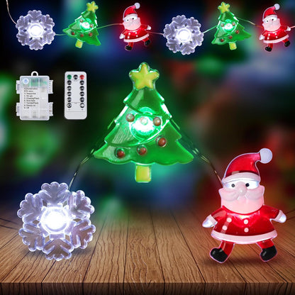 [BRAND] Toddler and Pet Safe Christmas Lights with Flexible Copper Wire – No Glass, No Flame, No Hot Bulbs