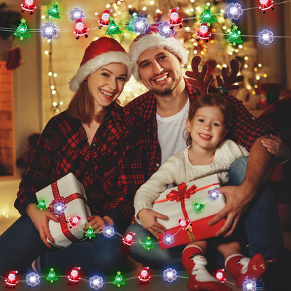 [BRAND] Toddler and Pet Safe Christmas Lights with Flexible Copper Wire – No Glass, No Flame, No Hot Bulbs