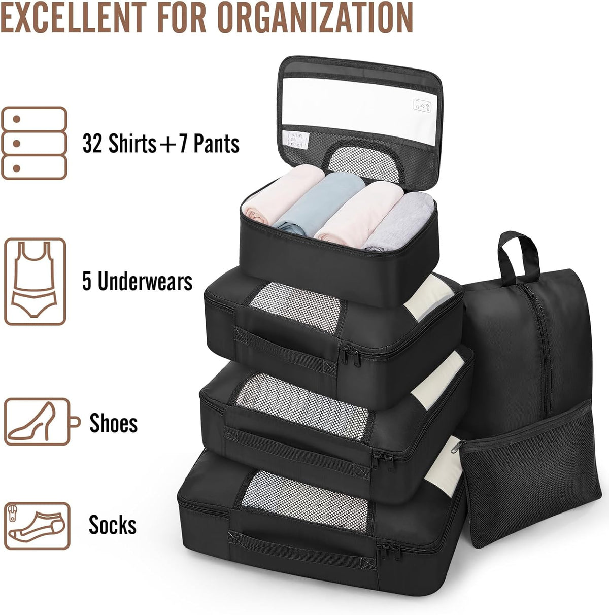 breathable mesh top panels for visibility and ventilation