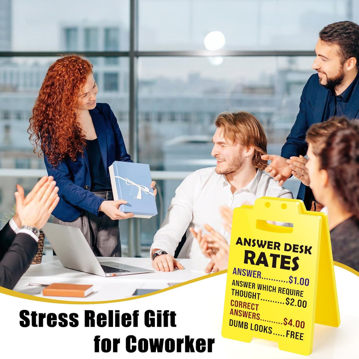bright yellow colorway for high visibility on any desk