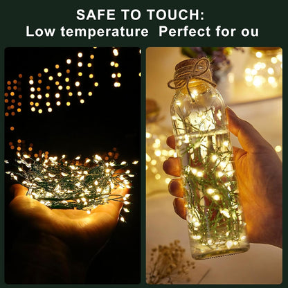 BrightGlow Boys and Girls Room Lights – Worry Free Nightlight for Playroom, Green Wire Hides in Wall Art
