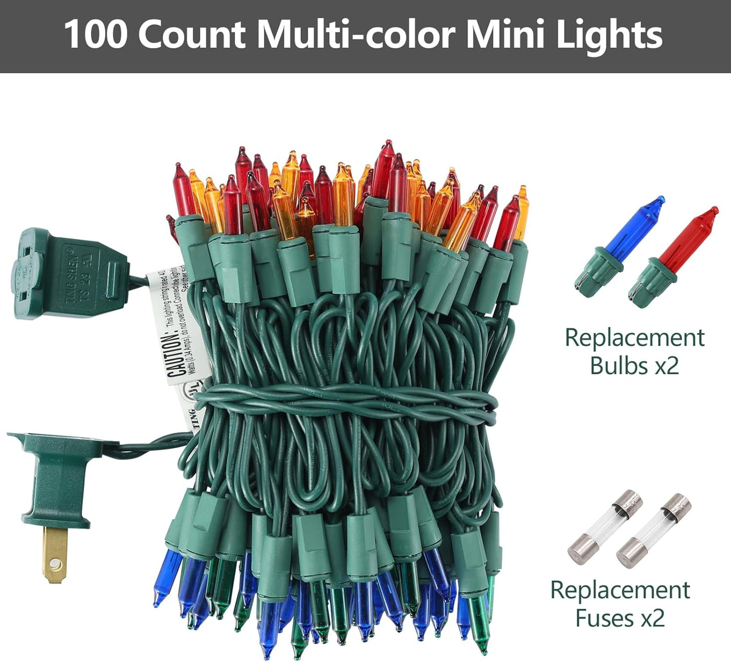 Brightown Christmas Mini Lights 21ft Green Wire – Romantic Indoor Lighting for Apartment Studio and Accent Wall